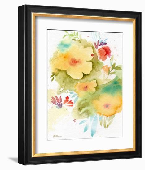 Fiesta Flowers-Sheila Golden-Framed Art Print