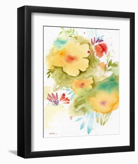 Fiesta Flowers-Sheila Golden-Framed Art Print