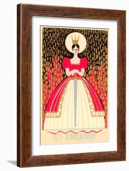 Fiesta Queen, Santa Barbara, California-null-Framed Art Print