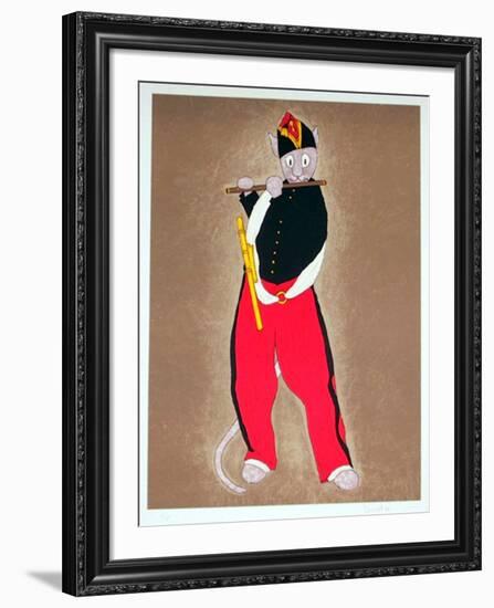 Fife Player-Bonnet-Framed Collectable Print