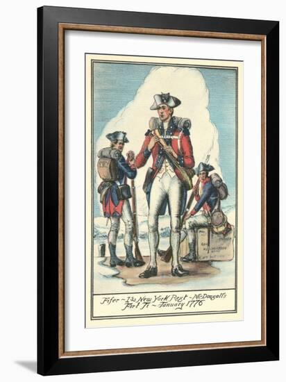 Fifer, Fort Ticonderoga-null-Framed Art Print