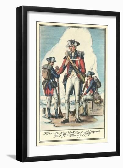 Fifer, Fort Ticonderoga-null-Framed Art Print