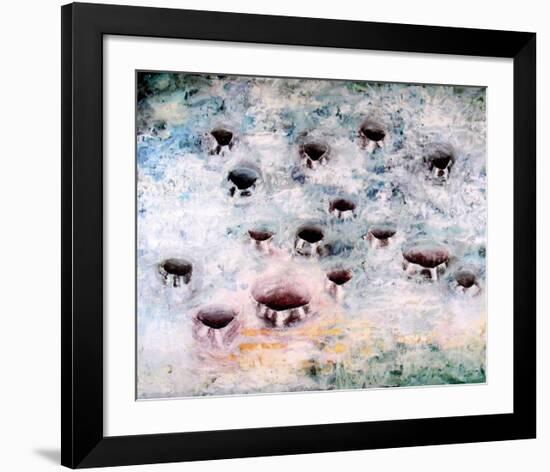 Fifteeen Holes, 1987-Miquel Barceló-Framed Collectable Print