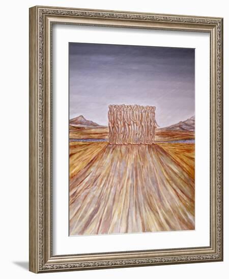 Fifteen Men in a Landscape, 2009-Evelyn Williams-Framed Giclee Print