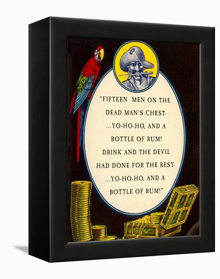 Fifteen Men on a Dead Man's Chest-null-Framed Stretched Canvas