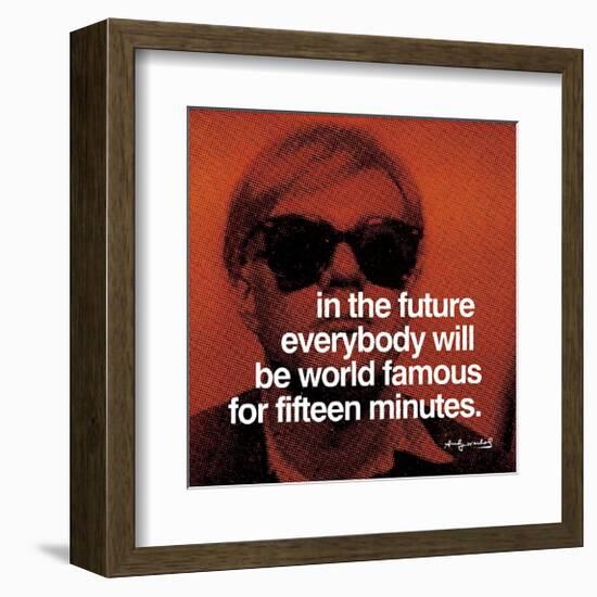 Fifteen Minutes-null-Framed Giclee Print