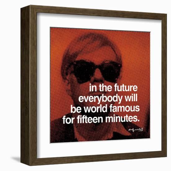 Fifteen Minutes-null-Framed Giclee Print