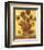 Fifteen Sunflowers on Gold, c.1888-Vincent van Gogh-Framed Art Print