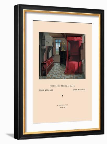 Fifteenth Century Flemish Interior-Racinet-Framed Art Print