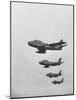 Fifth Air Force in Korea, F-86 Jets in Flight-Michael Rougier-Mounted Photographic Print