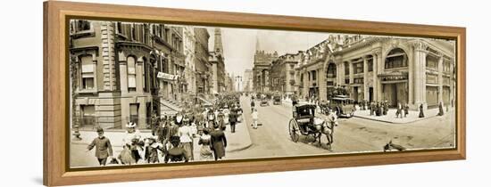 Fifth Ave 1902-Mindy Sommers-Framed Premier Image Canvas