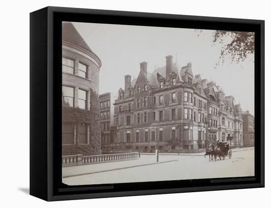 Fifth Ave., 66th St., and J.J. Astor, 65th St., New York, 1901-02-Byron Company-Framed Premier Image Canvas