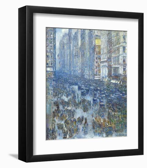 Fifth Avenue, 1919-Childe Hassam-Framed Art Print