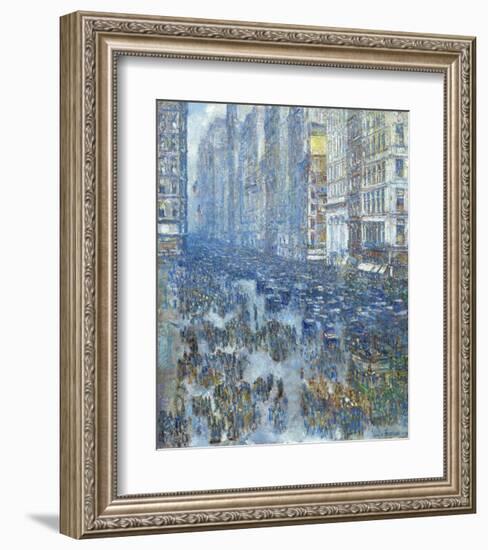 Fifth Avenue, 1919-Childe Hassam-Framed Art Print