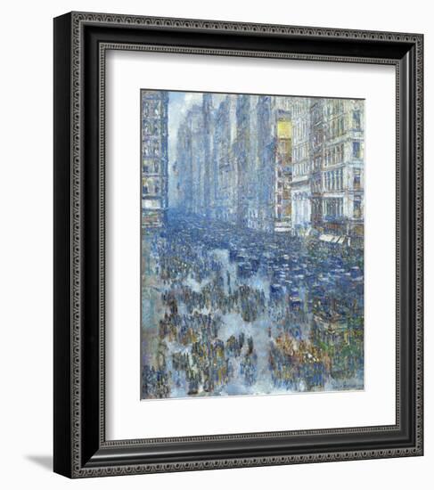 Fifth Avenue, 1919-Childe Hassam-Framed Art Print