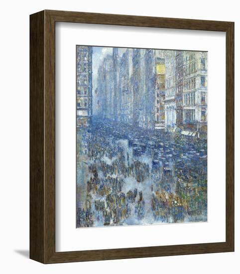 Fifth Avenue, 1919-Childe Hassam-Framed Art Print