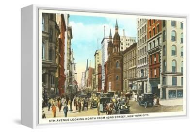 Fifth Avenue, 42nd Street, New York City' Art Print | Art.com
