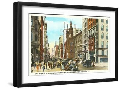 絵画 NEW YORK GALLERY fifth-avenue-42nd-street-new-