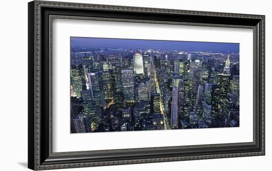 Fifth avenue and Midtown Manhattan, NYC-Michel Setboun-Framed Art Print