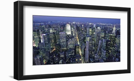 Fifth avenue and Midtown Manhattan, NYC-Michel Setboun-Framed Art Print