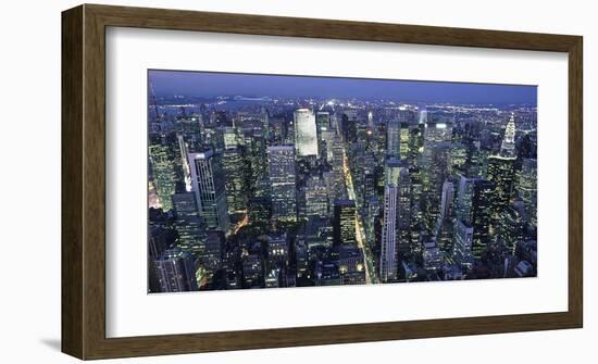 Fifth avenue and Midtown Manhattan, NYC-Michel Setboun-Framed Art Print