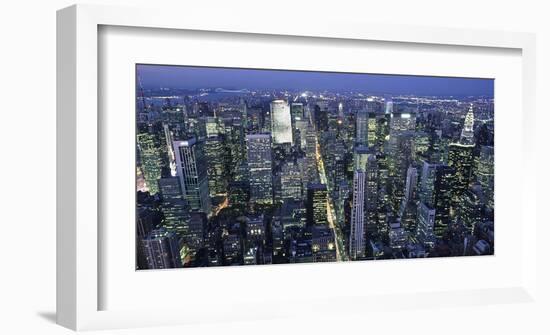 Fifth avenue and Midtown Manhattan, NYC-Michel Setboun-Framed Art Print