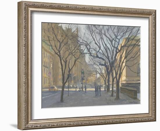 Fifth Avenue and the Met, 2010-Julian Barrow-Framed Giclee Print