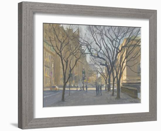 Fifth Avenue and the Met, 2010-Julian Barrow-Framed Giclee Print