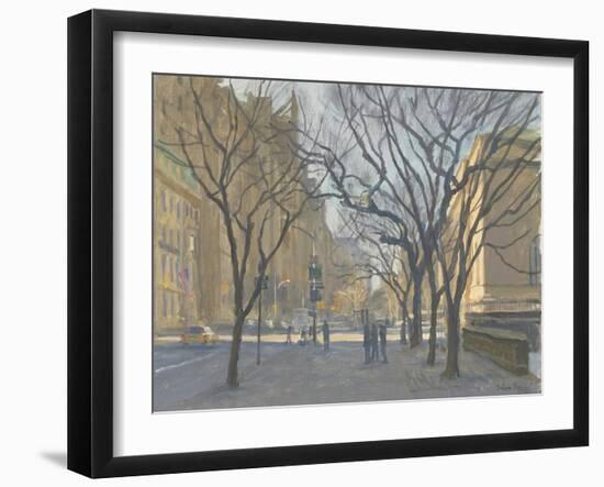 Fifth Avenue and the Met, 2010-Julian Barrow-Framed Giclee Print