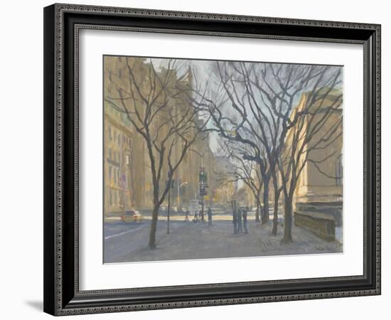 Fifth Avenue and the Met, 2010-Julian Barrow-Framed Giclee Print