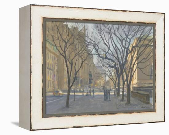 Fifth Avenue and the Met, 2010-Julian Barrow-Framed Premier Image Canvas