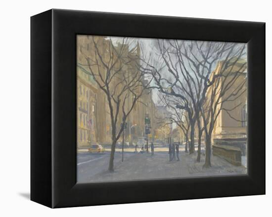 Fifth Avenue and the Met, 2010-Julian Barrow-Framed Premier Image Canvas