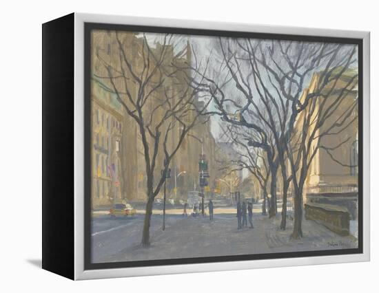 Fifth Avenue and the Met, 2010-Julian Barrow-Framed Premier Image Canvas