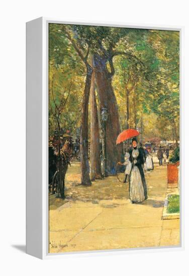 Fifth Avenue and Washington Square-Childe Hassam-Framed Stretched Canvas