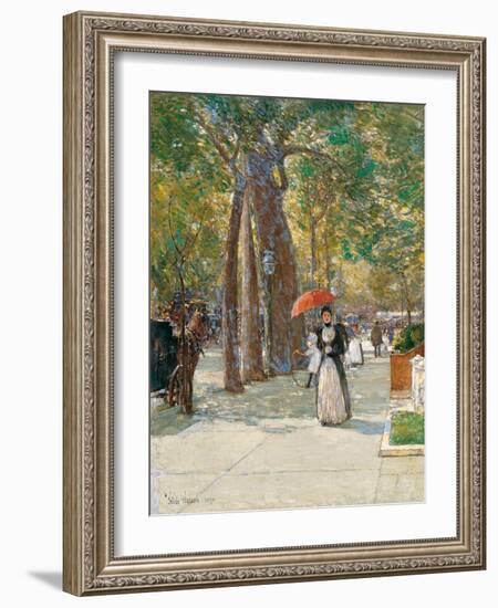 Fifth Avenue at Washington Square, New York, 1891-Childe Hassam-Framed Giclee Print