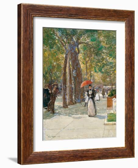 Fifth Avenue at Washington Square, New York, 1891-Childe Hassam-Framed Giclee Print