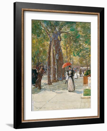 Fifth Avenue at Washington Square, New York, 1891-Childe Hassam-Framed Giclee Print