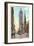 Fifth Avenue, Empire State Building, New York City-null-Framed Art Print