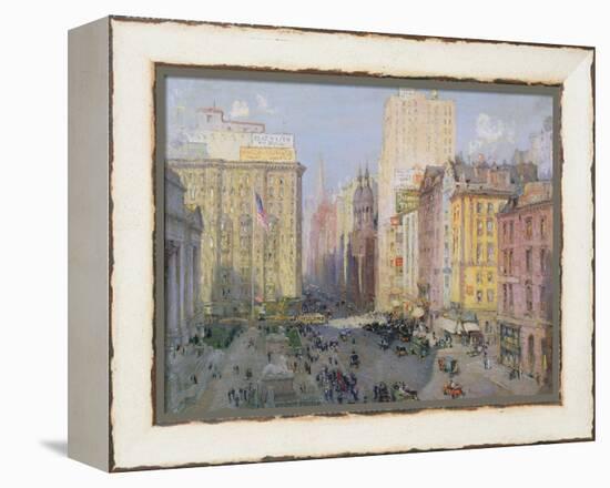 Fifth Avenue, New York, 1913-Colin Campbell Cooper-Framed Premier Image Canvas