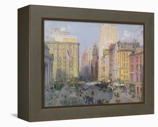 Fifth Avenue, New York, 1913-Colin Campbell Cooper-Framed Premier Image Canvas