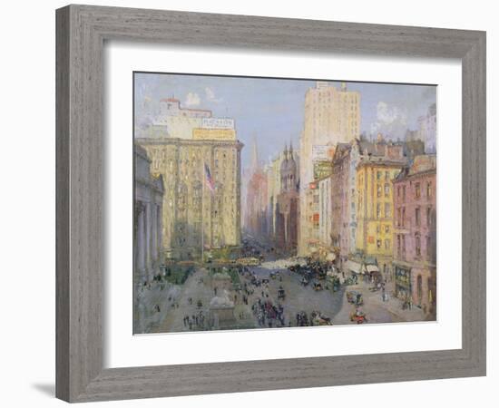 Fifth Avenue, New York, 1913-Colin Campbell Cooper-Framed Giclee Print