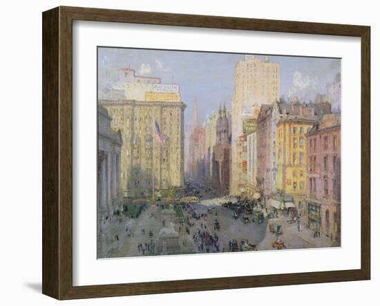 Fifth Avenue, New York, 1913-Colin Campbell Cooper-Framed Giclee Print