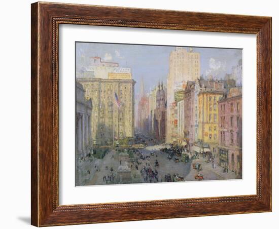 Fifth Avenue, New York, 1913-Colin Campbell Cooper-Framed Giclee Print