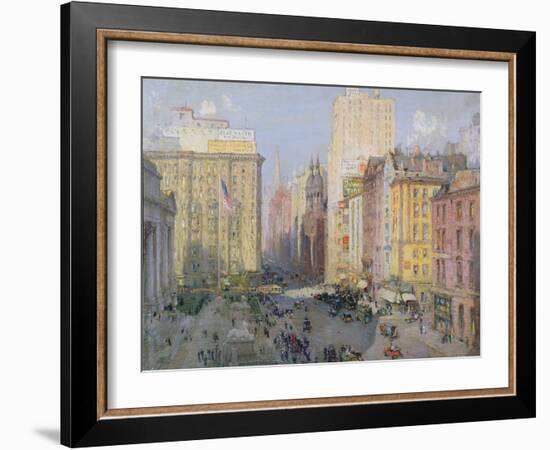 Fifth Avenue, New York, 1913-Colin Campbell Cooper-Framed Giclee Print