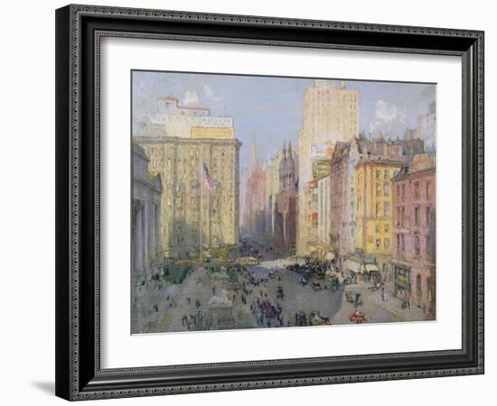 Fifth Avenue, New York, 1913-Colin Campbell Cooper-Framed Giclee Print