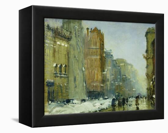 Fifth Avenue, New York-Arthur Clifton Goodwin-Framed Premier Image Canvas