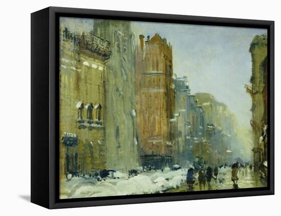 Fifth Avenue, New York-Arthur Clifton Goodwin-Framed Premier Image Canvas