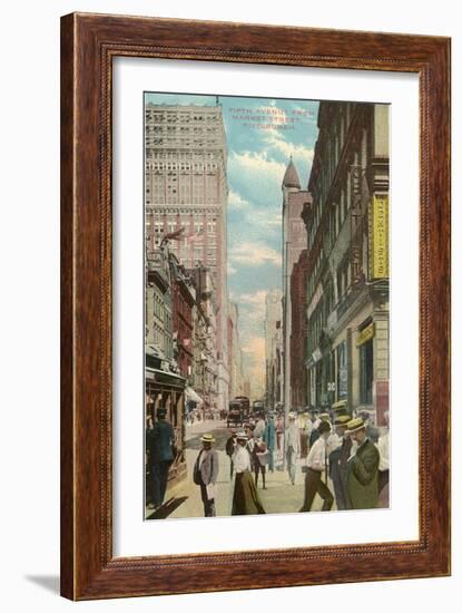 Fifth Avenue, Pittsburgh, Pennsylvania-null-Framed Art Print