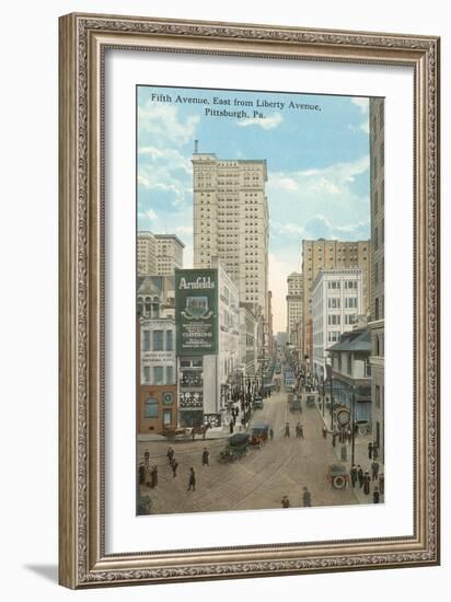 Fifth Avenue, Pittsburgh, Pennsylvania-null-Framed Art Print