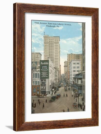 Fifth Avenue, Pittsburgh, Pennsylvania-null-Framed Art Print